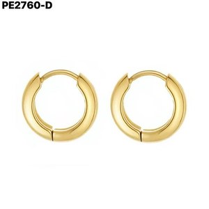 Pendientes de Aro de Moda 5*12, Modelo PE2760 para Mujer, Joyería de Alta Calidad - Product Image 2