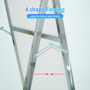 Tablero sándwich Letreros de Casa Abierta de acero para bienes raíces un marco Letrero de acero Soporte lateral - Product Image 4