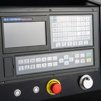 Mini tour CNC CNC210 CTCNC21C, léger, pour le travail des métaux, haute précision, 2 axes, double broche, contrôleur de marque