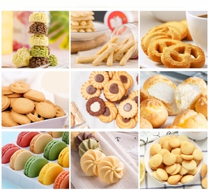 Tự động thương mại công nghiệp Cookie Biscuit hình thành enrusting Máy làm - Product Image 3