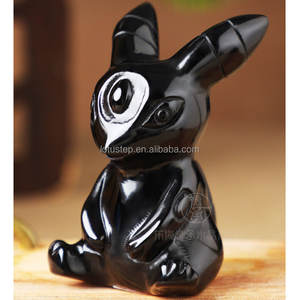 Sculpture en Quartz naturel de grande taille, dessin animé <span class=keywords><strong>Pokemon</strong></span> artisanat ensemble pi <span class=keywords><strong>Umbreon</strong></span> - Product Image 2