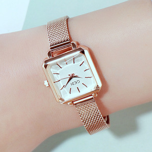 Reloj cuadrado pequeño y elegante para mujer, sencillo y moderno, a la moda y casual, un éxito de ventas a nivel internacional. - Product Image 3