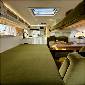 Colchón de Lujo Impermeable para RV, Plegable, Ligero, Portátil, con Base Antideslizante, para Camioneta, RV, Cámper, Caravana, Barco - Product Image 1