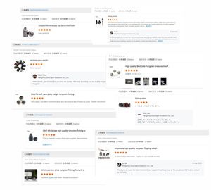 Peso de minhoca de tungstênio puro, afundador mais barato de pesca de tungstênio - Product Image 5