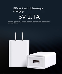 อะแดปเตอร์ชาร์จไฟแบบพกพา แม่เหล็ก PD สำหรับโทรศัพท์มือถือ ชาร์จเร็ว 5V2A หัวปลั๊กแบบ US - Product Image 2