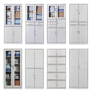 Steel Office <b>Cabinet</b> 4 Layers <b>Lockable</b> Double Doors Filing <b>Cabinet</b> Archive <b>Storage</b> <b>Cabinet</b> Financial Document <b>Cabinet</b> - Product Image 1