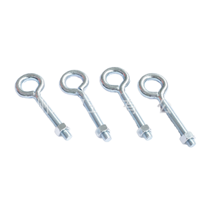 Tornillos de Ojo Roscados de Acero al Carbono/Cobre Galvanizado <span class=keywords><strong>con</strong></span> Zinc, Pernos de Gancho de Bucle Cerrado, Tornillos de Ojo Redondos Clase 4.8 y 6.8 para Colgar - Product Image 5