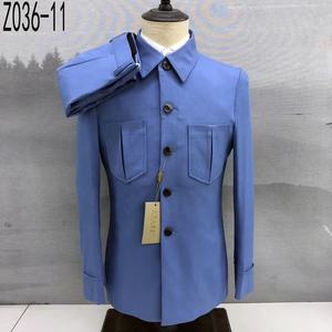 2025 modesto traje de negocios Premium de alta calidad para hombre primavera manga larga Top pantalones conjunto de dos piezas trajes de boda para hombres <span class=keywords><strong>M169</strong></span> - Product Image 1