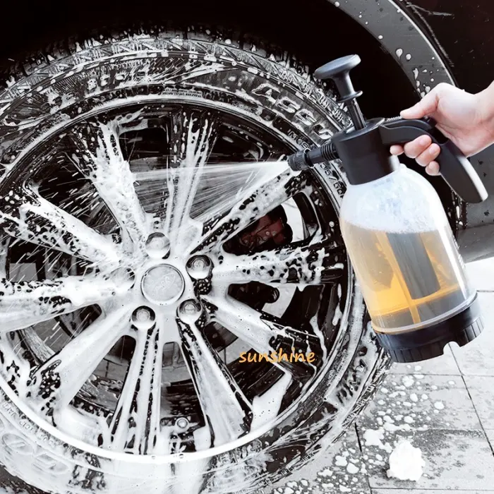 Spray de água para carro, ferramenta pulverizadora da mão 2l para limpeza de carro, bico de limpeza