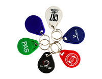 Llavero RFID NFC regrabable GSC de 13.56MHz para control de acceso a puertas