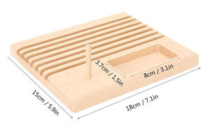 Estante <span class=keywords><strong>de</strong></span> <span class=keywords><strong>Madera</strong></span> <span class=keywords><strong>para</strong></span> Manualidades, Herramienta <span class=keywords><strong>de</strong></span> <span class=keywords><strong>Costura</strong></span>, Organizador <span class=keywords><strong>para</strong></span> Tejer y Manualidades, <span class=keywords><strong>Regla</strong></span> <span class=keywords><strong>para</strong></span> Acolchar - Product Image 5