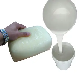 Mousse de silicone liquide basse densité pour faire un coussin