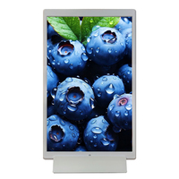 Pantalla LCD de 10 Pulgadas con Soporte de Mesa para Quiosco Android, Cartel Digital de Escritorio, Menú de Restaurante, Etiquetas Electrónicas de Precios