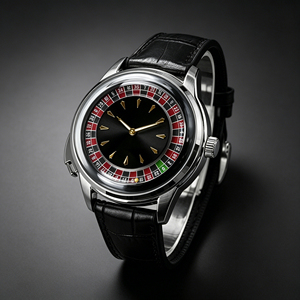 Reloj Mecánico Automático de Lujo para Hombre, Estilo Casino Ruleta, Caja de Acero Inoxidable 316, Correa de Cuero, Esfera de 45 mm, Modificado Seagull - Product Image 6