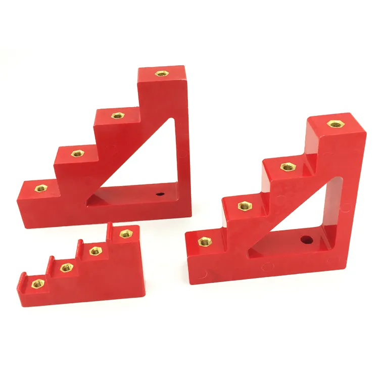 YIKA Red Bus Bar Insulator Used in Electric Distribution Boxes Busbar Step Insulator