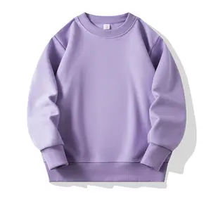 Fashion Kids Top New Styles Customized Logo Children Hoodies Sweatshirts Blank Color 100% Cotton Kids Sweatshirts
