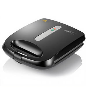 Sandwichera Eléctrica Ackiliss de 1000w con Placas Triangulares Antiadherentes de Doble Cara y Diseño Fácil de Limpiar - Product Image 5