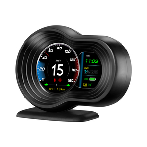 Herramienta de escáner de coche profesional T9 Hud <span class=keywords><strong>Display</strong></span> Meter Car OBD2 + GPS Smart Gauge Auto herramienta de diagnóstico electrónica Hud para Tesla - Product Image 1