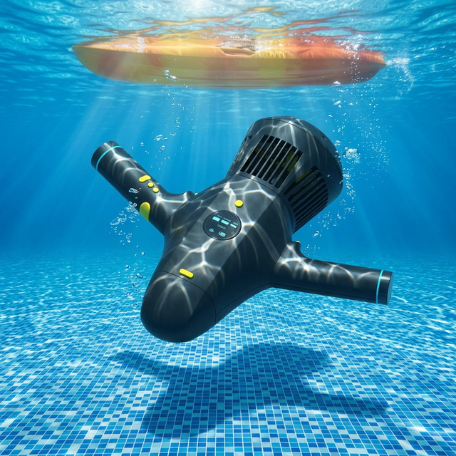 Sinodiving Smart Eco-Friendly PVC Underwater Scooter for Ocean Waters Water Sports Dual Motor Propulsion Portable Rechargeable