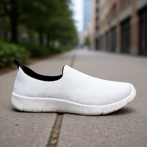 Chaussures décontractées pour hommes Bresa, style slip-on, dessus en mesh, semelle intermédiaire en EVA, semelle extérieure en caoutchouc, bout rond, toutes saisons, légères - Product Image 2