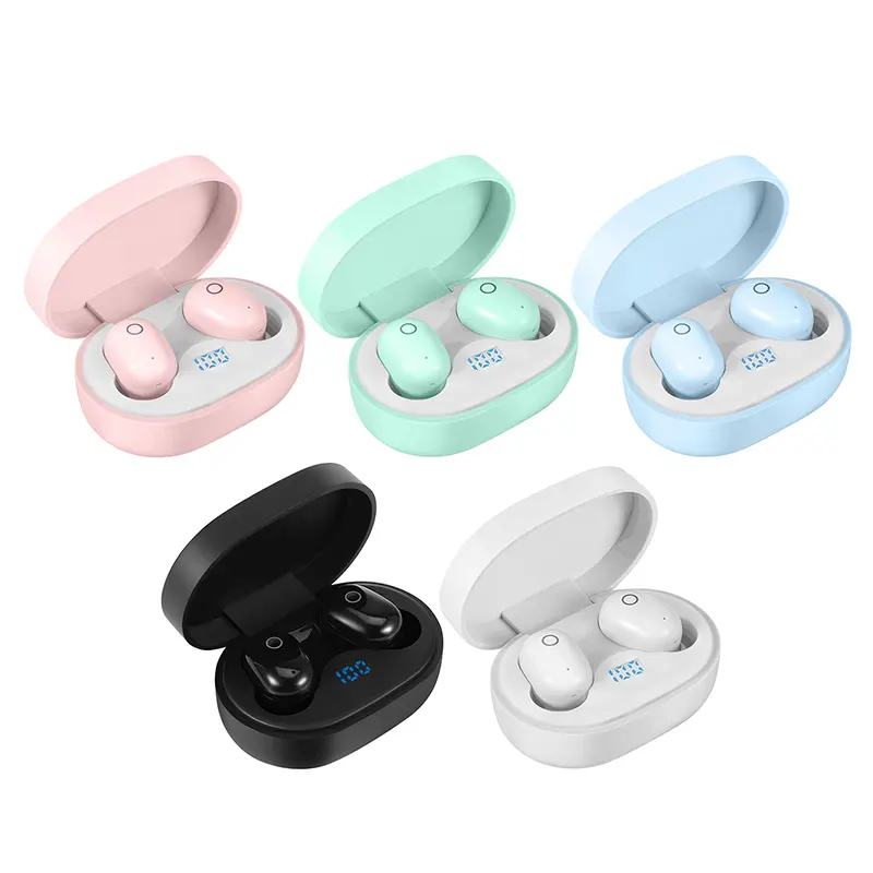 TWS j15 Wireless BT Earphones 6D Hifi Stereo bass Sports headset waterproof Noise Cancelling Handsfree With Mic Led Display