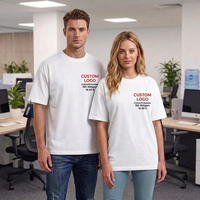 Camiseta Personalizada 100% Algodón, Impresión de Logotipo, Camisetas para Personal de Empresa, Precio Bajo al por Mayor, Camisetas de Hombre de Alta Calidad