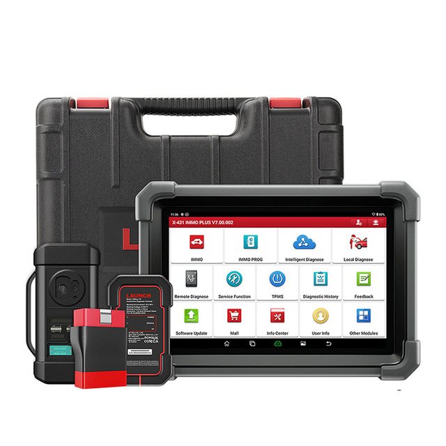 LAUNCH  X431 IMMO PLUS Professional Car Key Programmer Scan Tool With X-PROG3 Full System Auto ECU Coding Machine