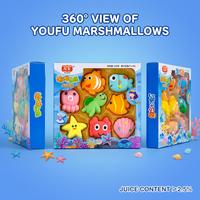 Ocean Animal Shape Juice Marshmallow Candy 100g Box Fruity Bulk Halal BRC Certified Custom OEM Private Label
