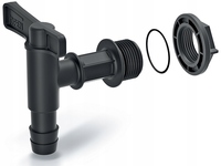Grifo de cubo de 3/4 "rosca de plástico IBC tanque grifo 1000L IBC A Adaptador accesorios conexión manguera de riego interruptor válvula jardín