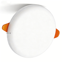 Plafonnier LED encastré sans cadre à intensité variable 24W 170mm 6 pouces Ra80 sans scintillement, plat, moderne, carré, pour cuisine, IP44