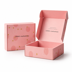 Custom Logo Double-Sided Printed Matt Lamination Eco-Friendly Reusable Foldable Shipping & Mailer <b>Boxes</b> for Clothes - Product Image 1
