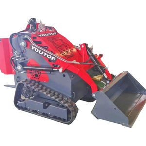 Mini-chargeuse compacte sur chenilles à moteur essence ou diesel, 300 kg, 400 kg, 660 lb, 880 lb, homologuée EPA, idéale pour le jardin - Vente chaude - Product Image 2