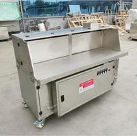 Grill de barbecue rotatif à charbon de bois pour poulet, agneau et kebab, avec moteur à gaz, sans fumée, pour extérieur, avec filtre 3 couches 95% - Vente en gros