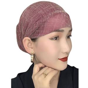 New Muslim scarf for women, women's headscarf hat made of Zhejiang silk dyed mesh fabric, eco-friendly and breathable YASEEN - Product Image 4