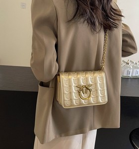 Túi xách nữ thời trang chất liệu da PU, có dây đeo xích, kiểu dáng vuông, đeo chéo, bán buôn - Product Image 4