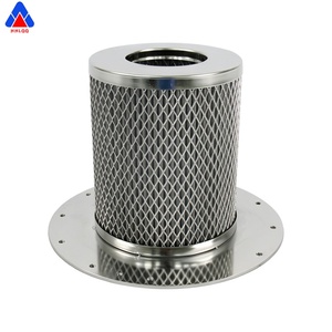 Huahang Manufacturer High Efficiency Metal End <b>Cap</b> Industrial Custom Sintered Felt Air <b>Dust</b> Collection Filter Cartridge - Product Image 1