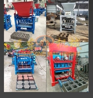 Machine de fabrication de briques en béton de ciment creux pour pavés