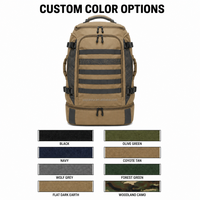 Mochila Táctica Personalizada para Hombre, Mochila EDC, Resistente al Agua, Transpirable, con Tirantes Ergonómicos para los Hombros, para Viajes al Aire Libre