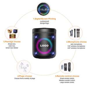 ลำโพงไร้สายภายนอก Esl-11แบบพกพาพร้อมไฟ LED RGB และกำลังขับ100W รับประกัน<span class=keywords><strong>2</strong></span>ปี - Product Image 1