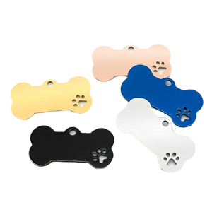 Placa de Identificación para Mascotas de Acero Inoxidable Cortada con Láser, Etiqueta Metálica Grabada - Product Image 6