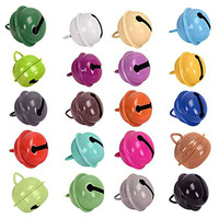 Clochettes décoratives de 22 mm, clochettes pour collier de chien, clochettes en métal, accessoires pour porte-clés DIY, artisanat, décorations de fête, Noël, cadeaux