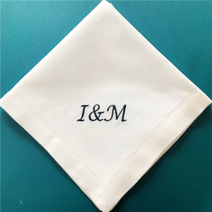 Simple <strong>Cloth</strong> Blush Wine Wedding Napkins Custom logo Embroidery <strong>Linen</strong> Soft Cocktail Restaurant <strong>Table</strong> Napkin Wedding - Product Image 4