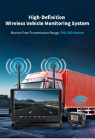 Système de caméra de recul sans fil 2,4 G pour camion, étanche, vision nocturne HD, grand angle 12-24 V pour SUV, camionnette, fourgonnette, remorque, camping-car