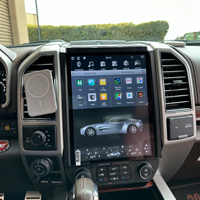 Écran vertical Android F150, système stéréo GPS Navi, mise à niveau pour Ford F-150 Raptor, maintien du SYNC 3, caméra de recul, micro