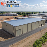 Structure portique boulonnée Q355B et homologuée CWB pour terminal de fret en vrac, entrepôt et atelier en acier à portée massive