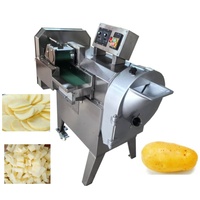 Industriële groenten snijmachine 300-600kg/u Groentesnijder voor aardappel wortel ui radijs voedselverwerkingsbedrijf groothandel
