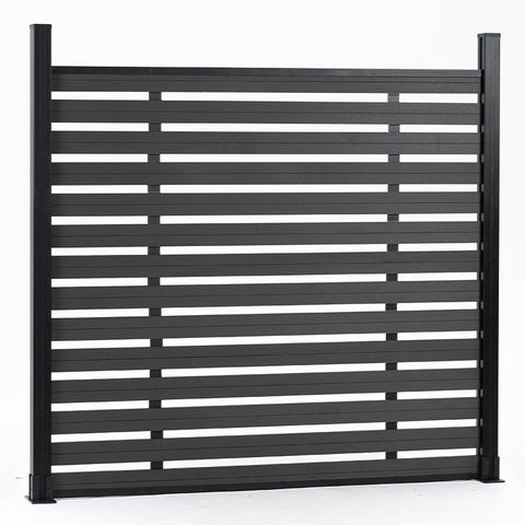 Eco-Friendly HDPE WPC Security Garden Fence Chain Link Rail 6 Feet 3D Sustainable Landscaping Solution Weatherproof Anti-Aging