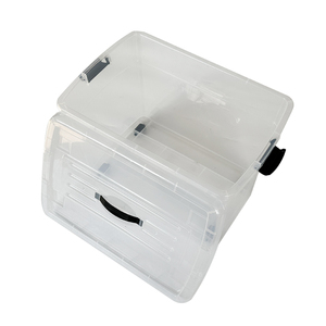 Contenitori Impilabili in Plastica Trasparente da 110 L, Scatole per Conservazione di Snack, Libri, Giocattoli, Oggetti Vari, Articoli per la Casa - Product Image 6