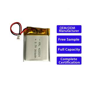 Batería de Litio Recargable de 3.7V 422530 300mAh, Celda Lipo para Cámaras de Seguridad CCTV, Fabricante OEM ODM - Product Image 1