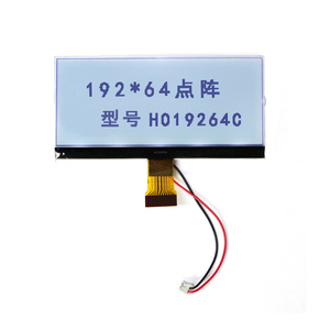 Chứng khoán tiêu chuẩn <span class=keywords><strong>192x64</strong></span> Mono chip <span class=keywords><strong>LCD</strong></span> hiển thị dấu chấm ma trận trên kính loại đồ họa hiển thị - Product Image 5